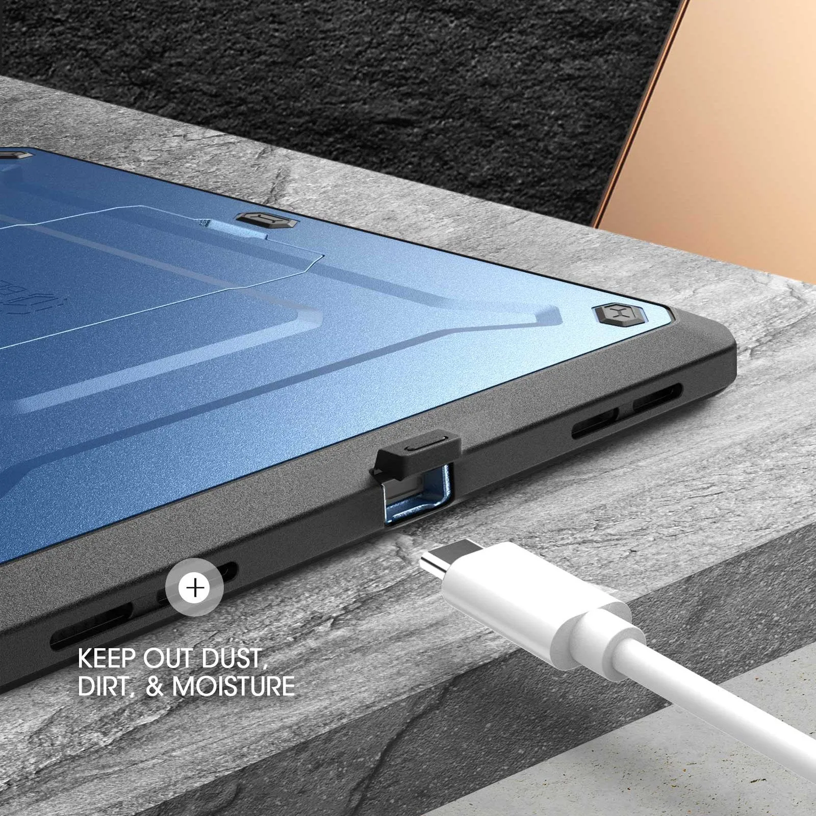 Editors Pick iPad Pro 11 Inch (2020) Unicorn Beetle Pro Rugged Case-Metallic Blue  Limited Availability!