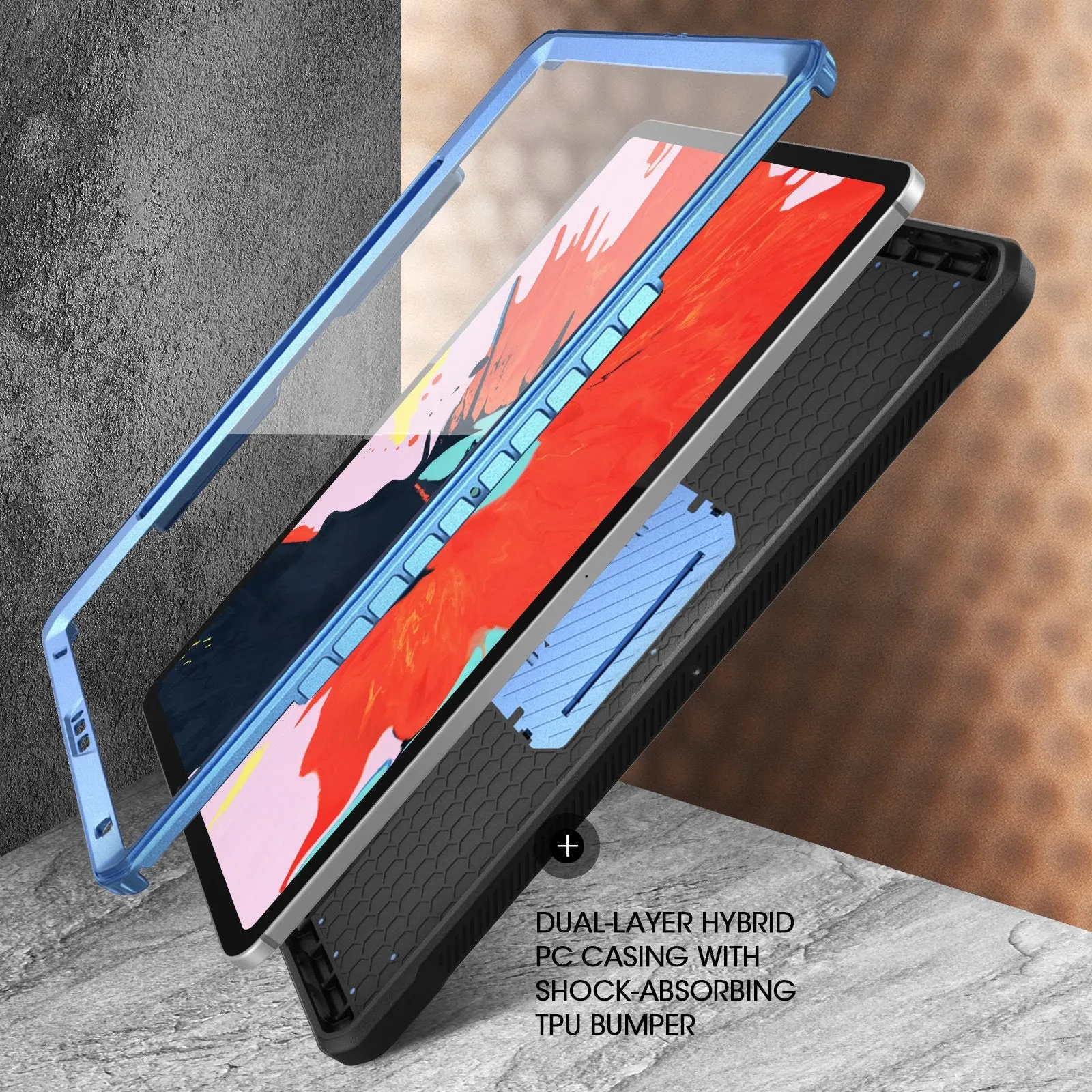 Editors Pick iPad Pro 11 Inch (2020) Unicorn Beetle Pro Rugged Case-Metallic Blue  Limited Availability!