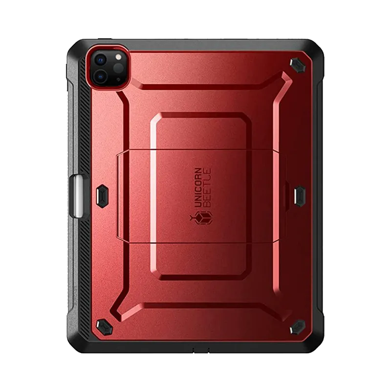 Editors Pick iPad Pro 12.9 Inch (2021) Unicorn Beetle Pro Rugged Case-Metallic Red  Last Chance!