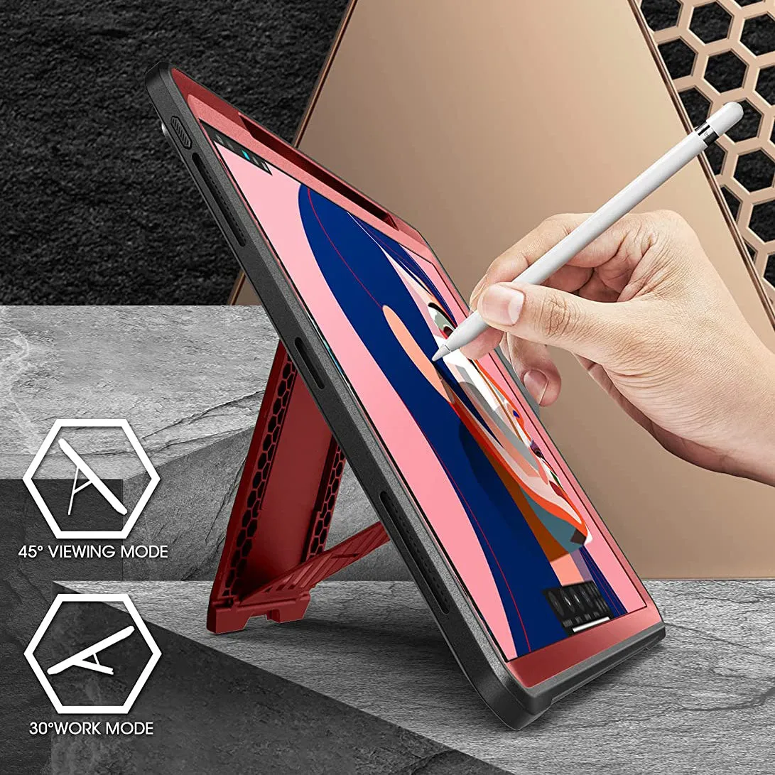 Editors Pick iPad Pro 12.9 Inch (2021) Unicorn Beetle Pro Rugged Case-Metallic Red  Last Chance!