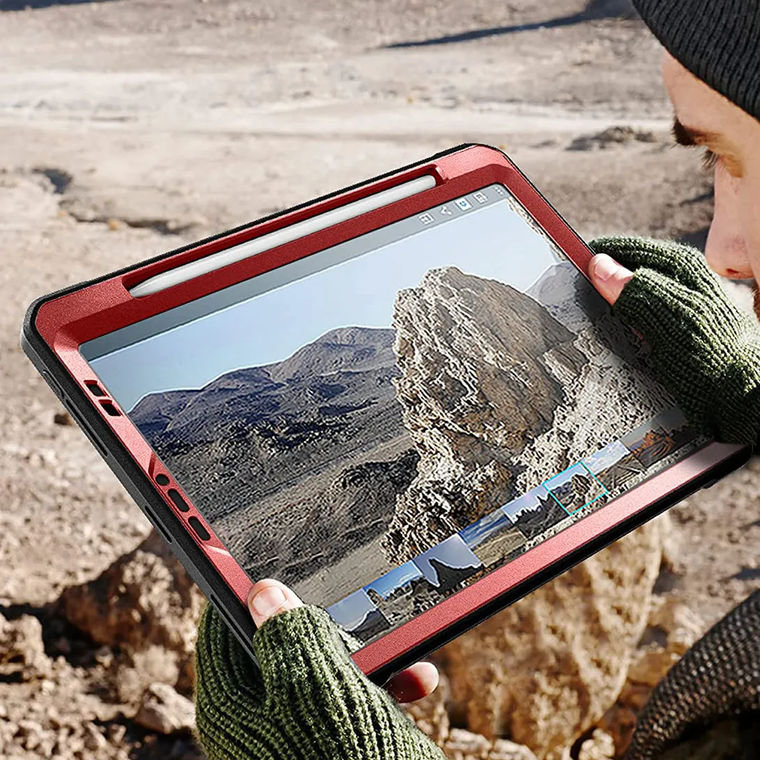 Editors Pick iPad Pro 12.9 Inch (2021) Unicorn Beetle Pro Rugged Case-Metallic Red  Last Chance!
