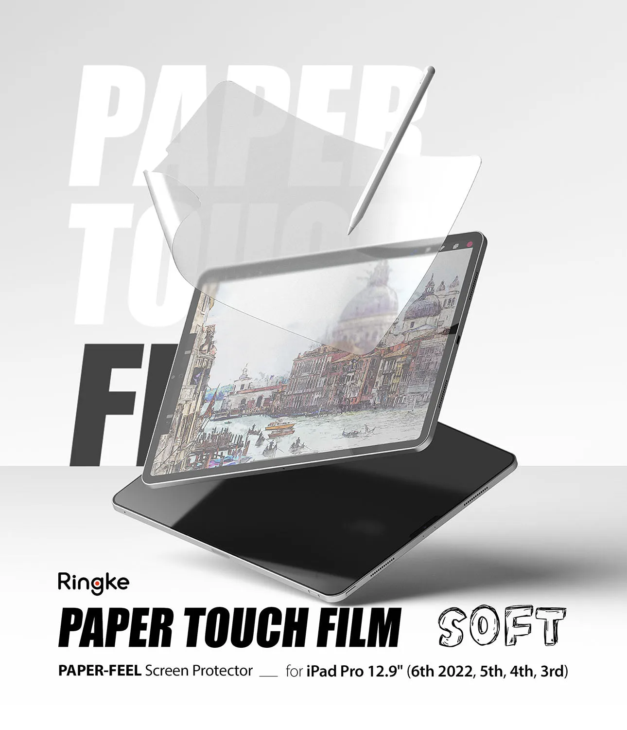 Editors Pick iPad Pro Screen Protector (12.9") | Paper Touch Film Soft  Limited Stock!