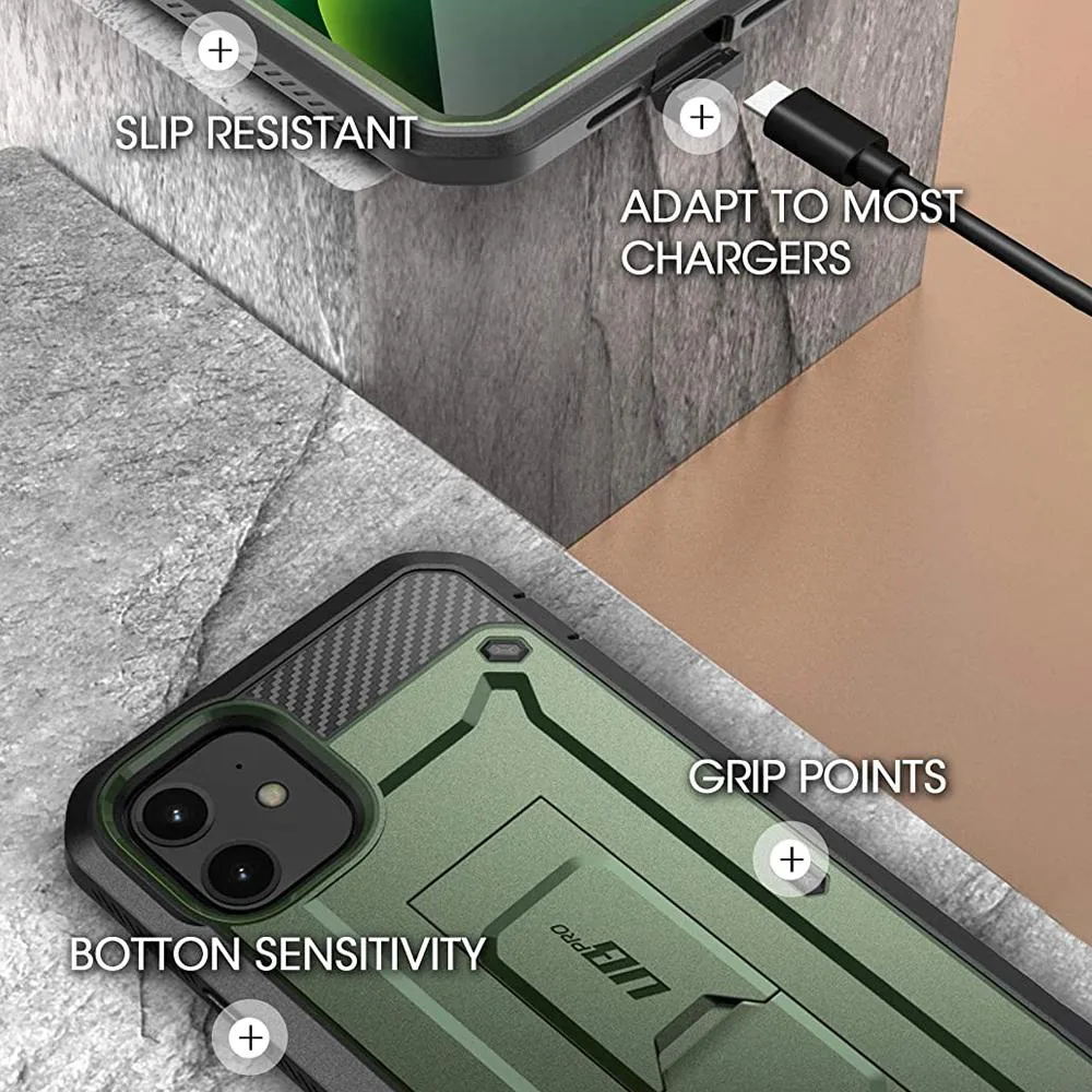 Editors Pick iPhone 11 6.1 inch Unicorn Beetle Pro Rugged Case-Dark Green  Stylish & Comfortable