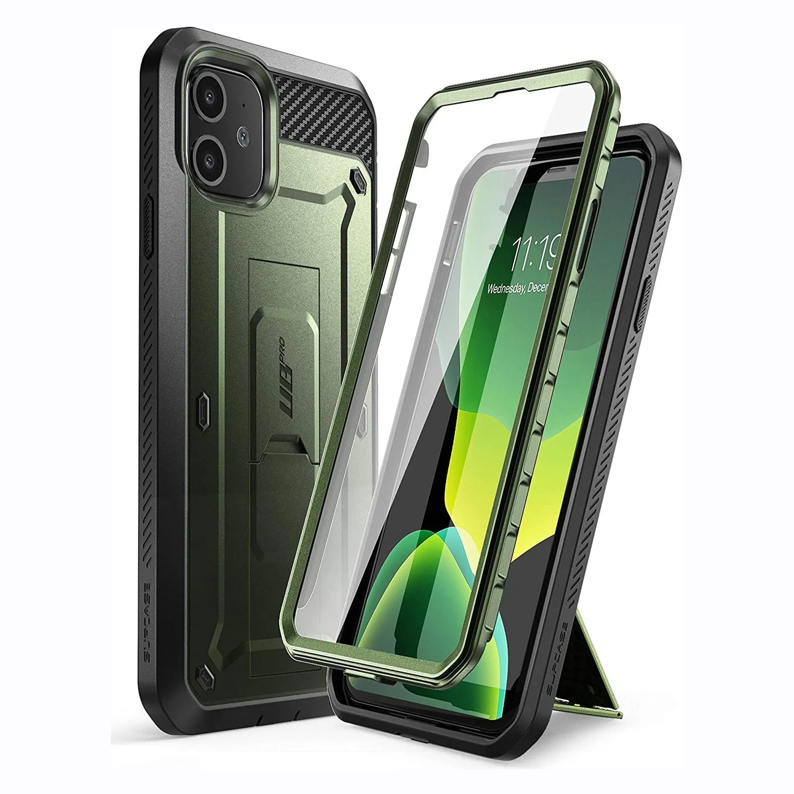 Editors Pick iPhone 11 6.1 inch Unicorn Beetle Pro Rugged Case-Dark Green  Stylish & Comfortable