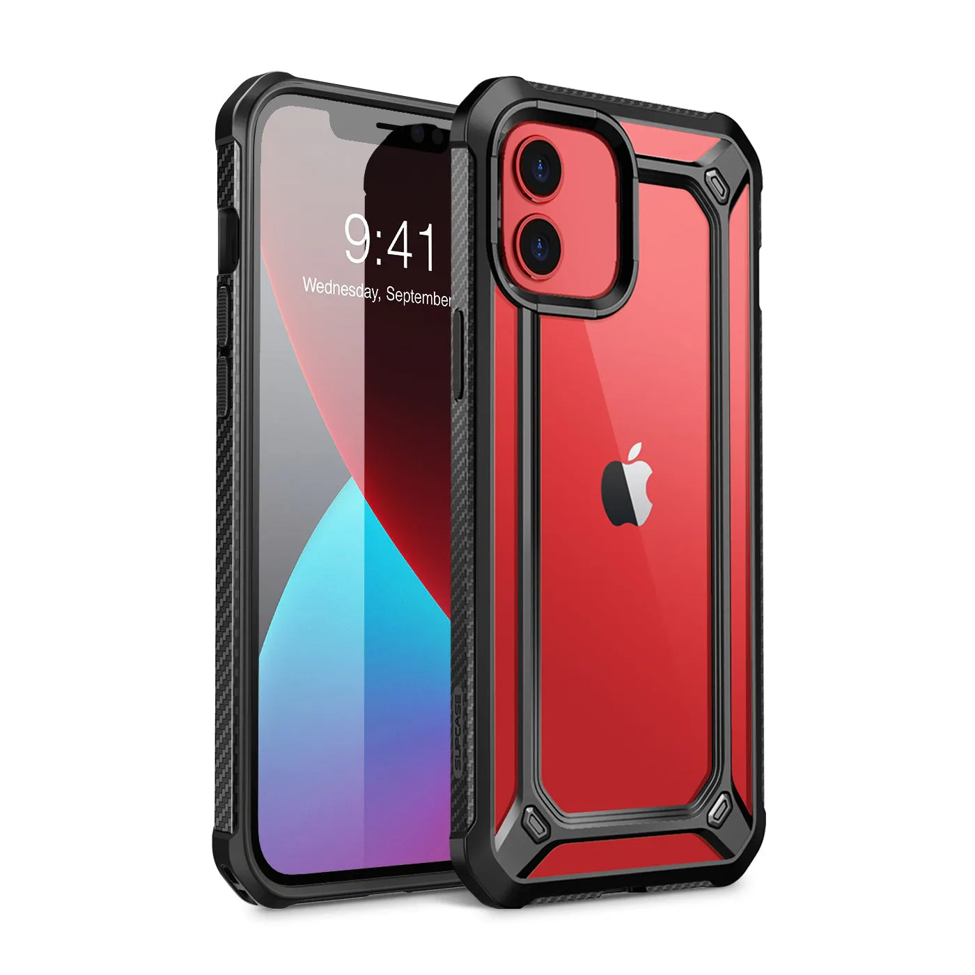 Editors Pick iPhone 12 6.1 inch Unicorn Beetle Exo Clear Case-Black  Almost Gone!