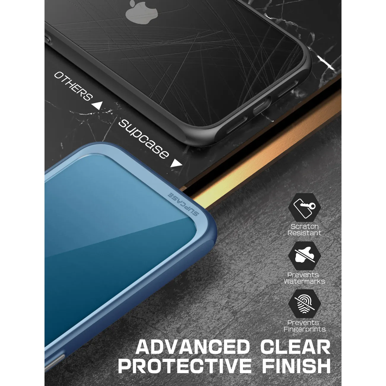 Editors Pick iPhone 13 6.1 inch Unicorn Beetle Style Slim Clear Case-Blue  Almost Sold Out!