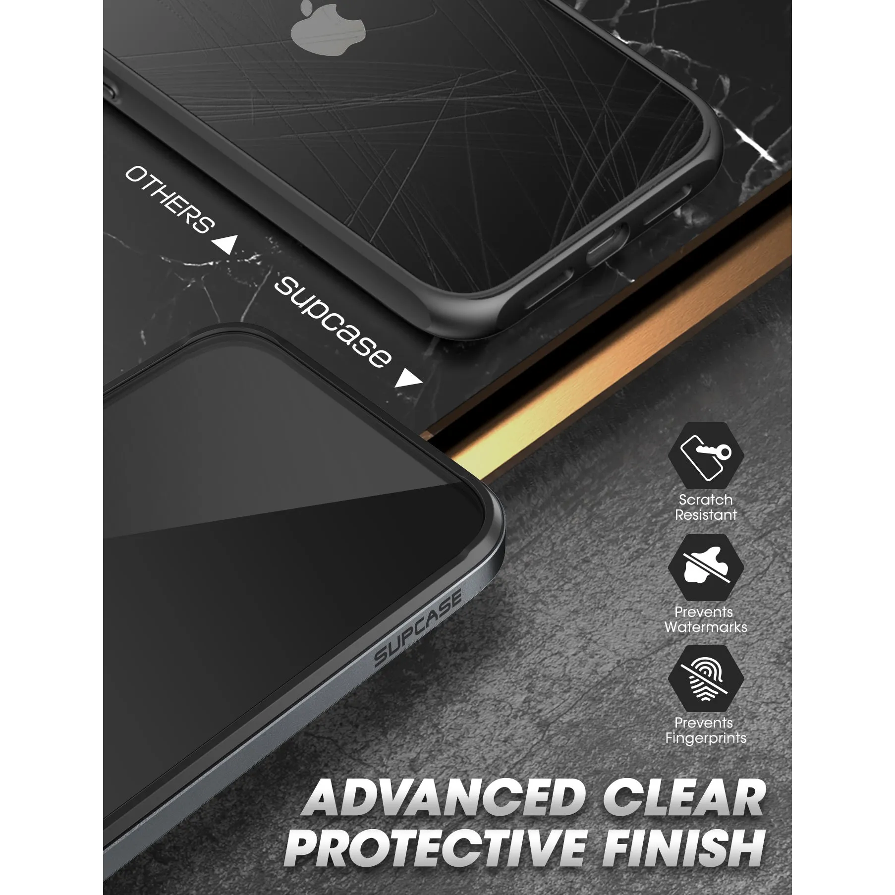 Editors Pick iPhone 13 Pro 6.1 inch Unicorn Beetle Edge Clear Bumper Case-Black  Almost Gone!