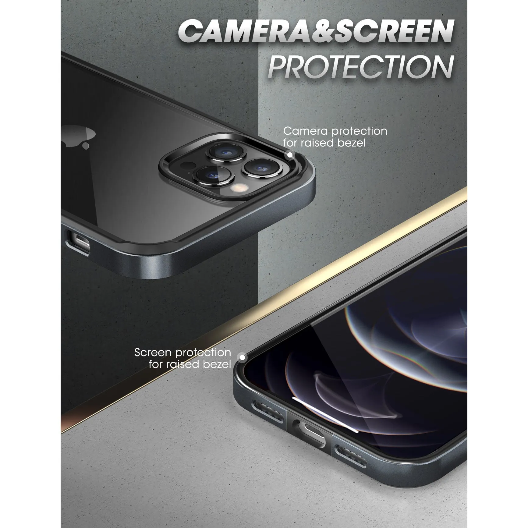 Editors Pick iPhone 13 Pro 6.1 inch Unicorn Beetle Edge Clear Bumper Case-Black  Almost Gone!