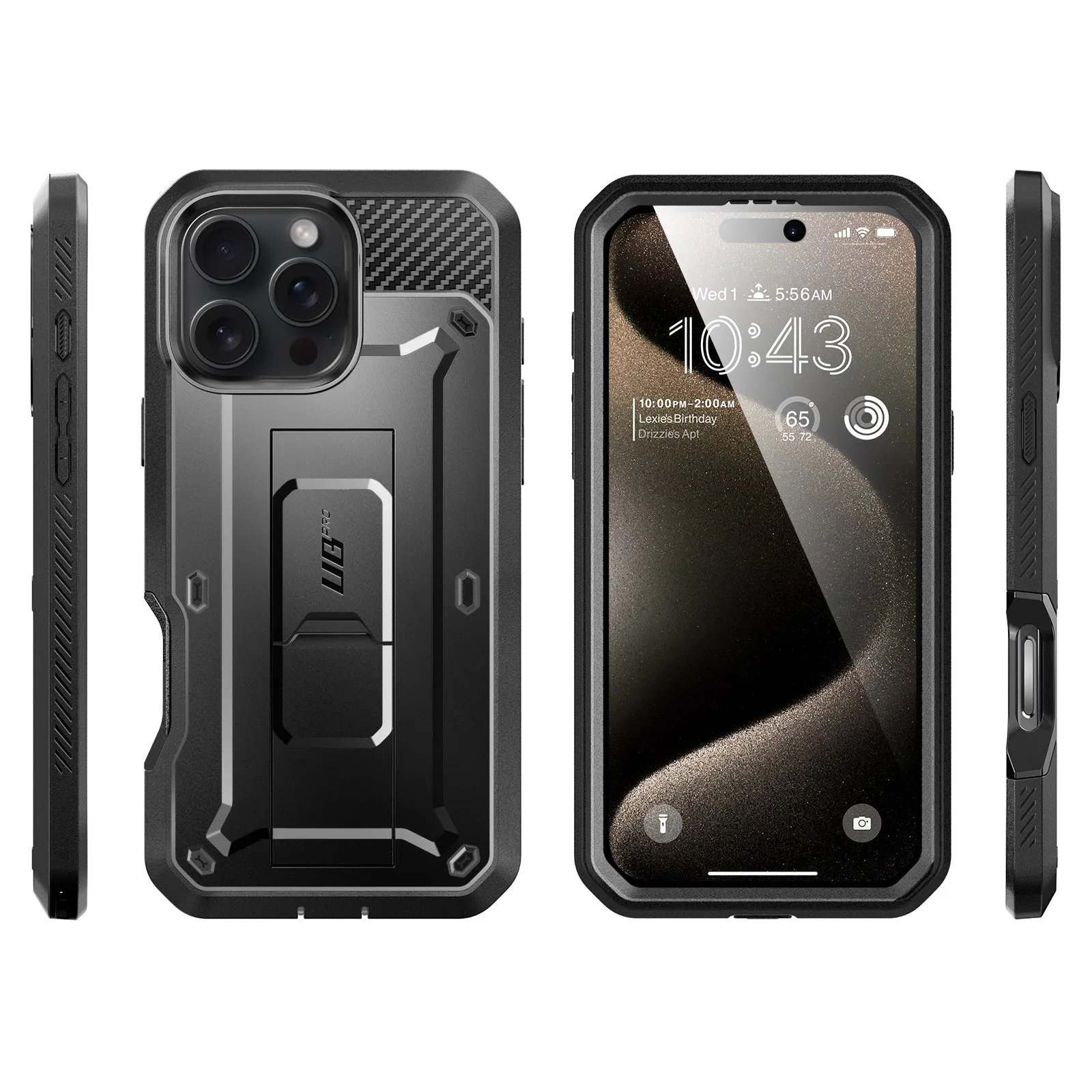 Editors Pick iPhone 16 Pro 6.3 inch Unicorn Beetle Pro Rugged Case-Black  Limited Availability!