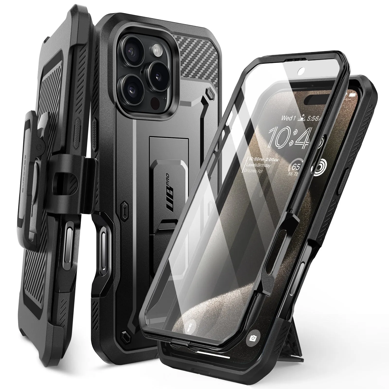 Editors Pick iPhone 16 Pro 6.3 inch Unicorn Beetle Pro Rugged Case-Black  Limited Availability!