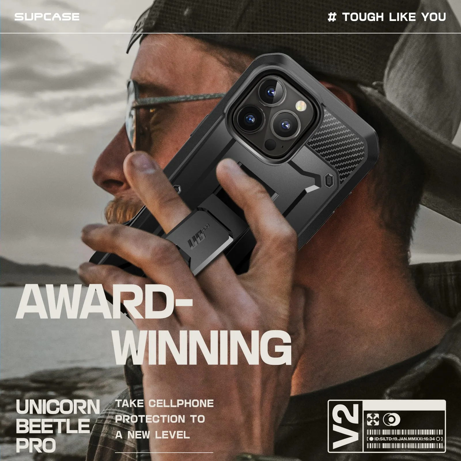Editors Pick iPhone 16 Pro 6.3 inch Unicorn Beetle Pro Rugged Case-Black  Limited Availability!
