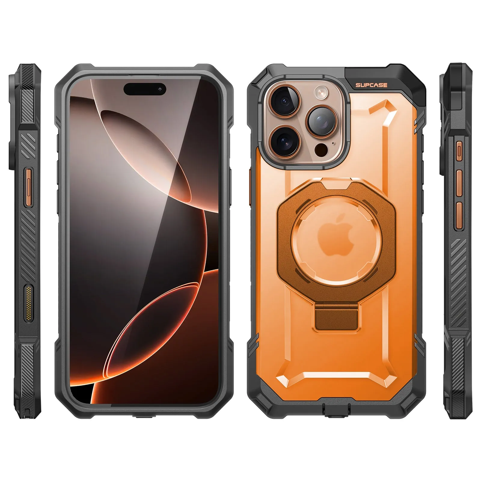 Editors Pick iPhone 16 Pro Max 6.9 inch UB Grip MagSafe Camera Control Button Phone Case-Magma  Limited Availability!