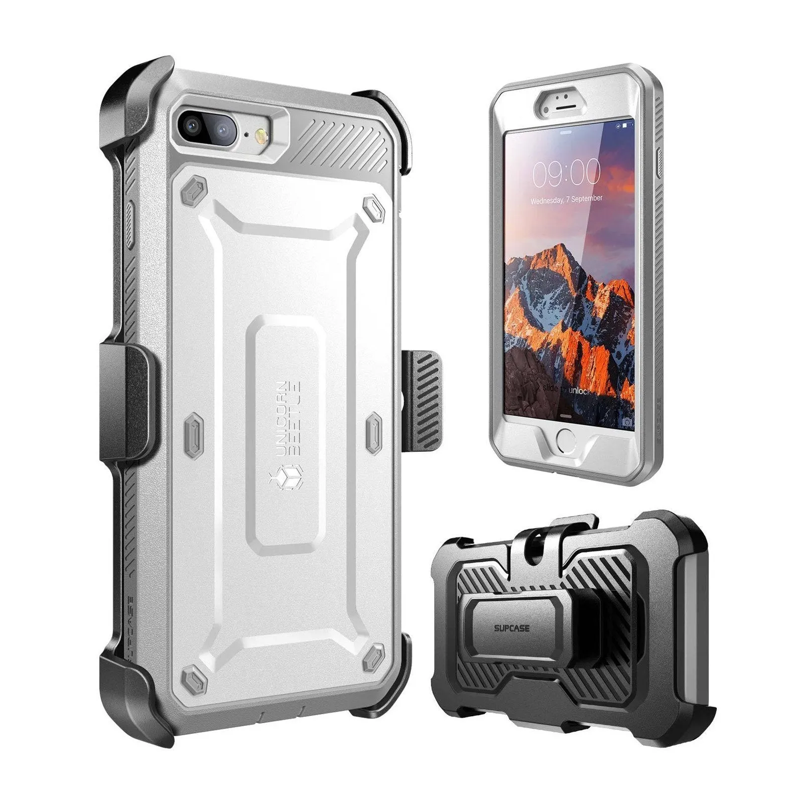 Editors Pick iPhone 7 Unicorn Beetle Pro Holster Case-White  Last Chance!