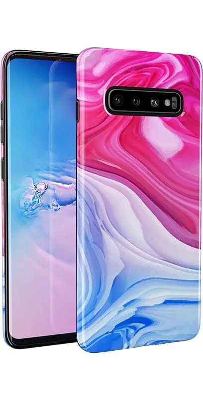Editors Pick Land & Sea | Marble Swirl iPhone Samsung Case  Stylish & Comfortable