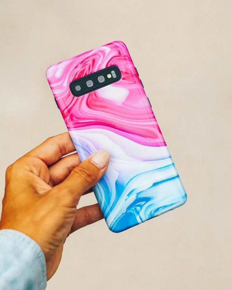 Editors Pick Land & Sea | Marble Swirl iPhone Samsung Case  Stylish & Comfortable