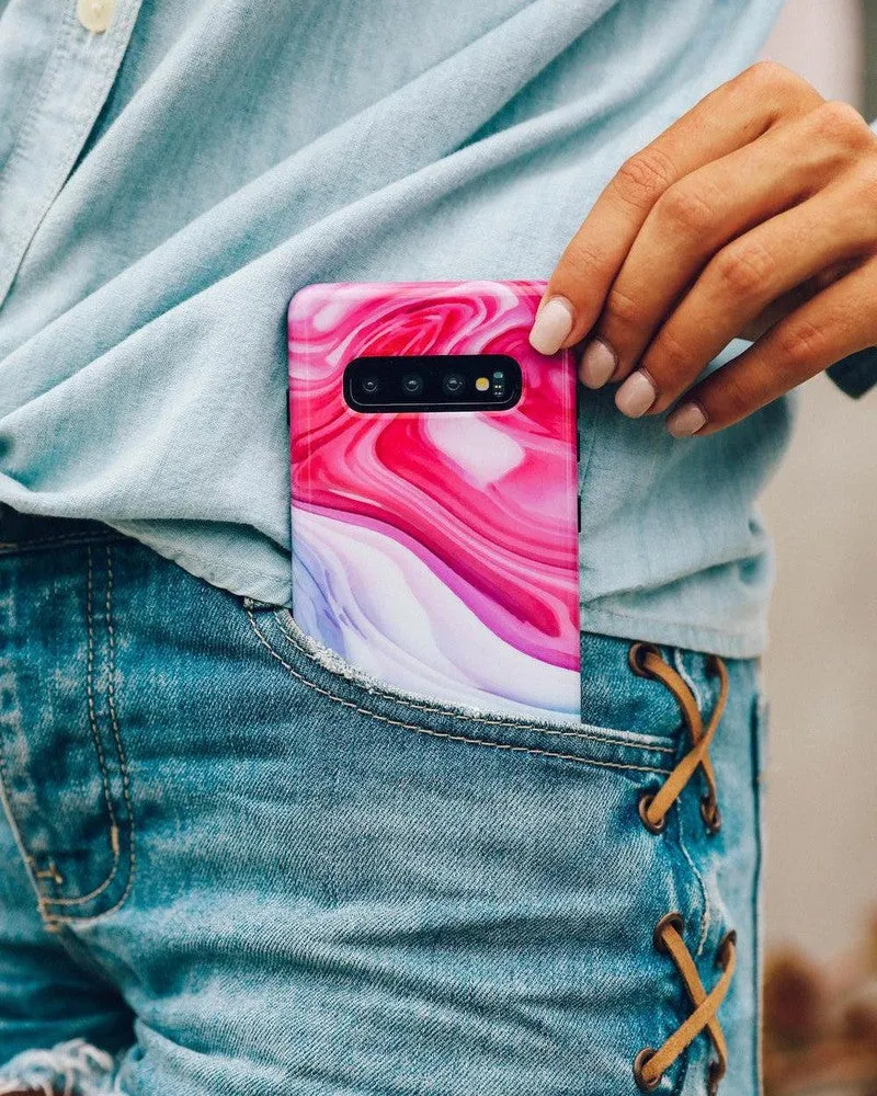 Editors Pick Land & Sea | Marble Swirl iPhone Samsung Case  Stylish & Comfortable