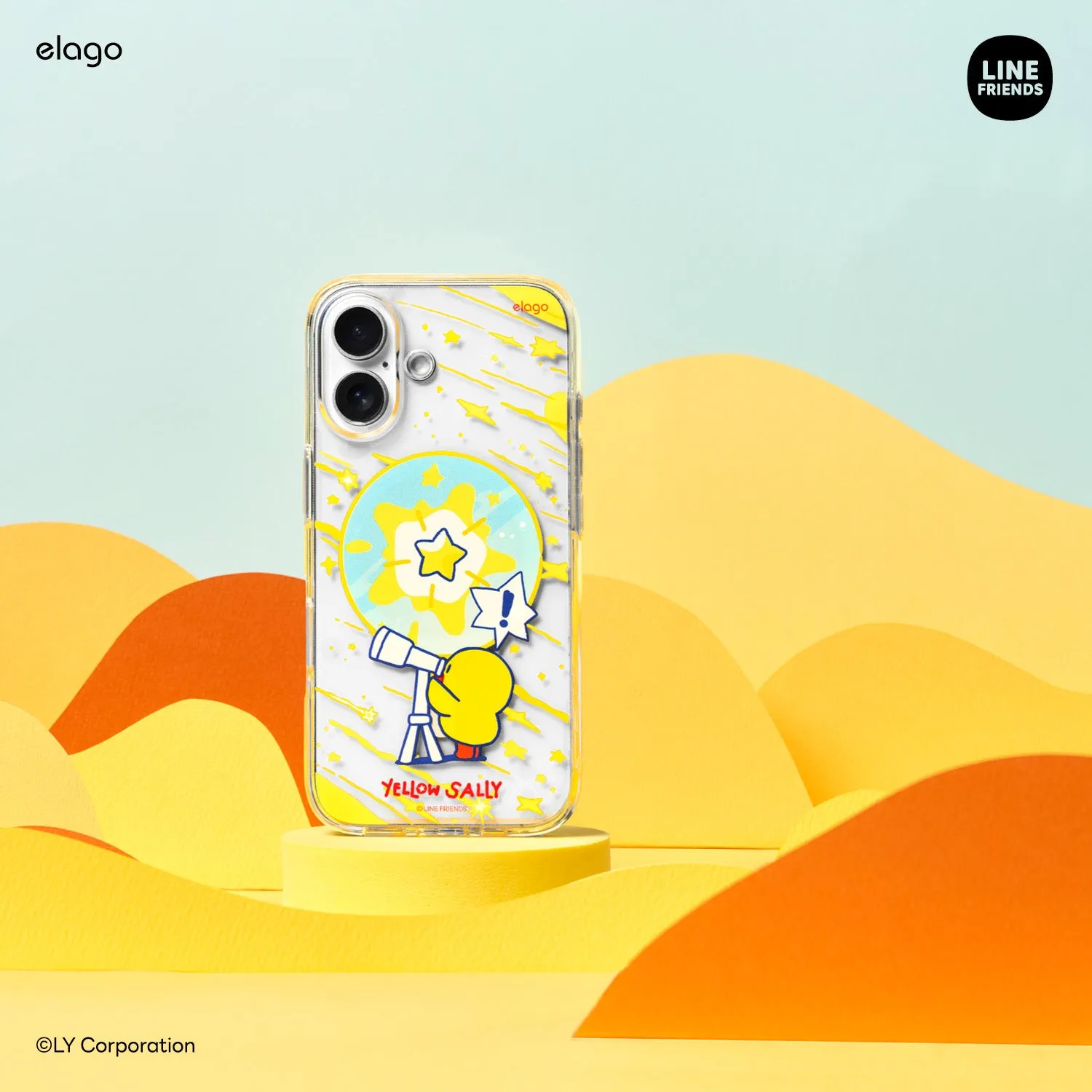 Editors Pick LINE FRIENDS | 2025 Yellow Sally MagSafe Hybrid Case  Stylish & Comfortable