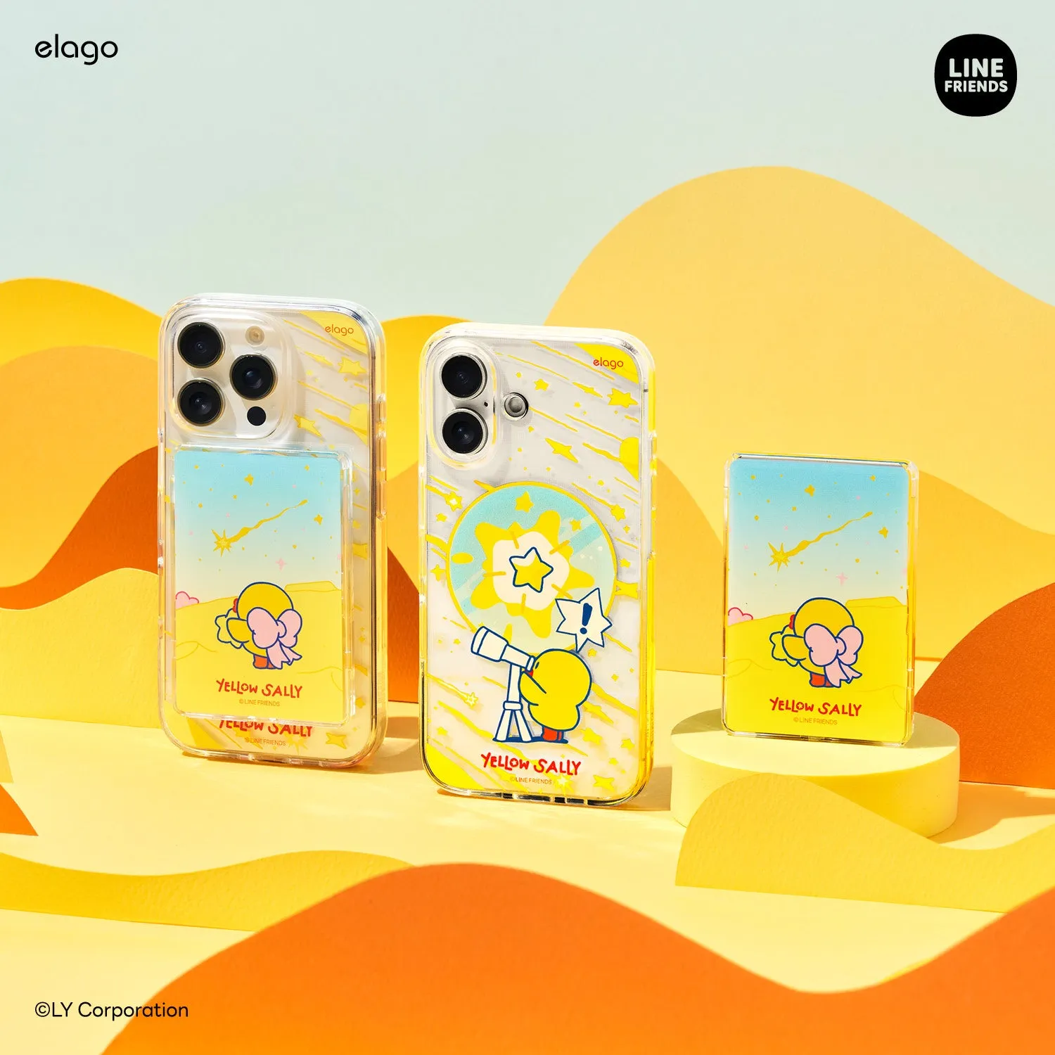 Editors Pick LINE FRIENDS | 2025 Yellow Sally MagSafe Hybrid Case  Stylish & Comfortable