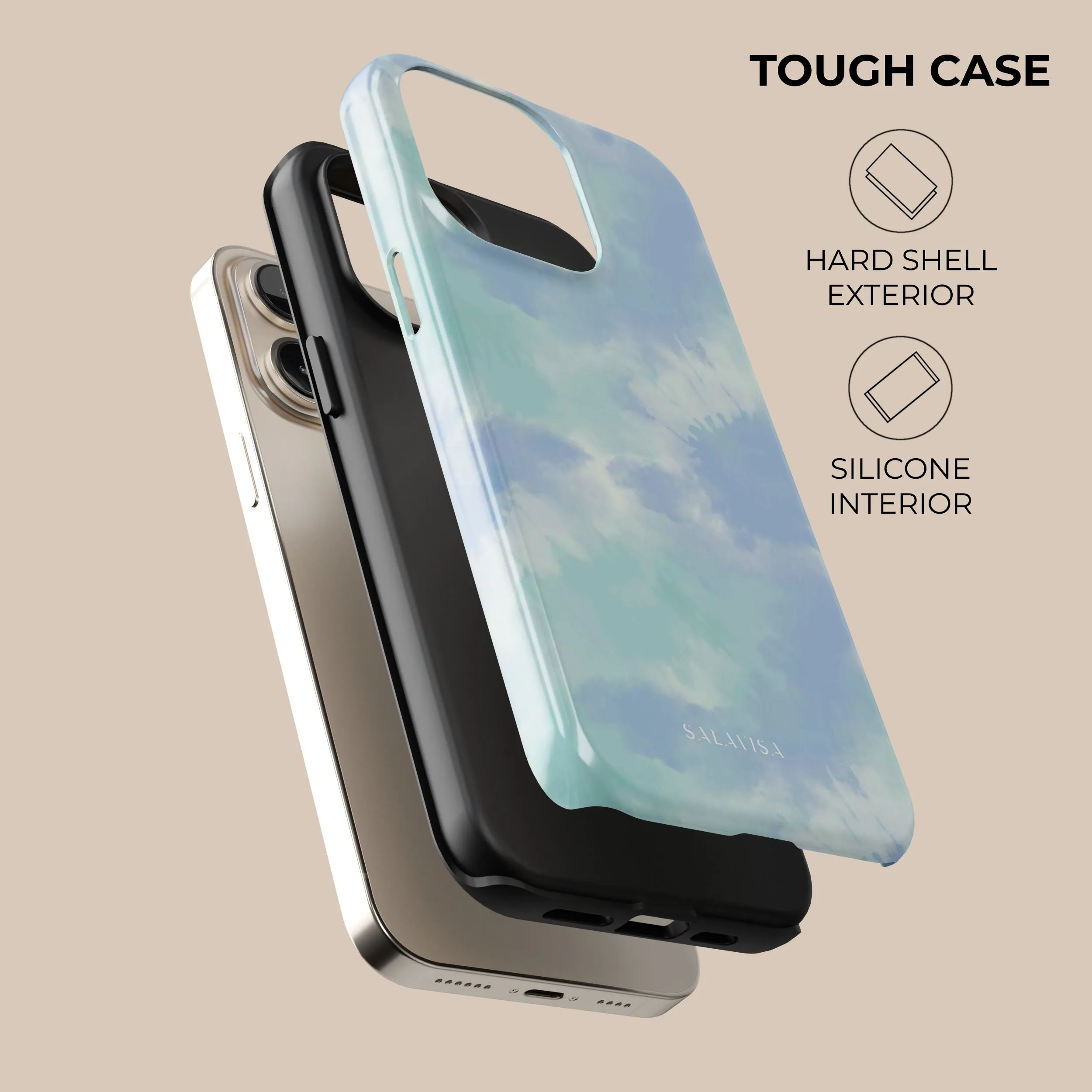 Editors Pick Ocean Green Tie Dye Phone Case  Last Few Pieces!