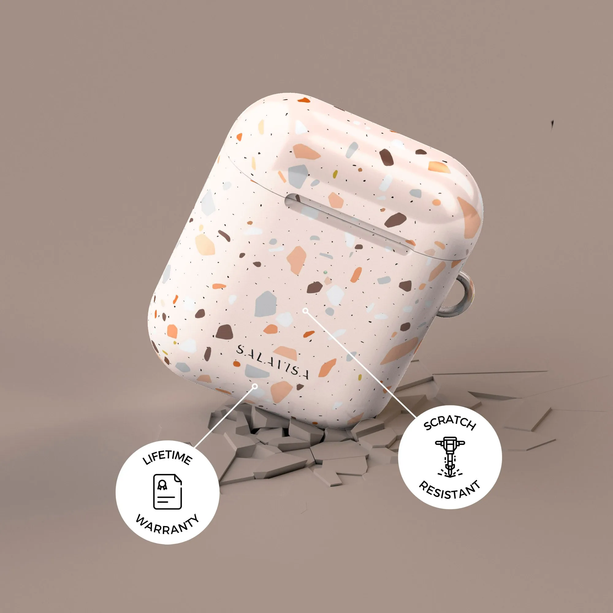 Editors Pick Pink Terrazzo Wonderland AirPods Case  Limited Stock!