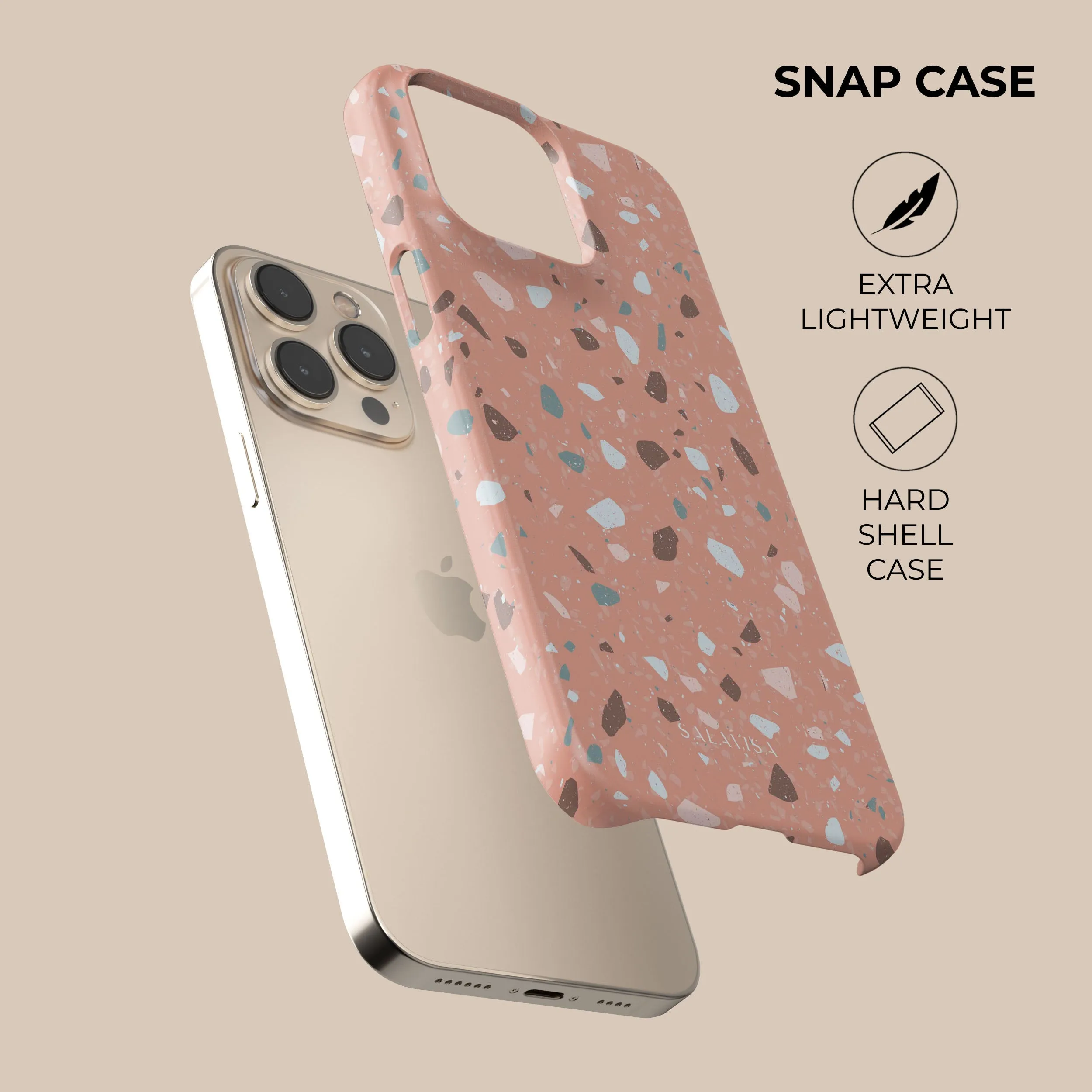 Editors Pick Pinky Terrazzo Phone Case  Last Chance!