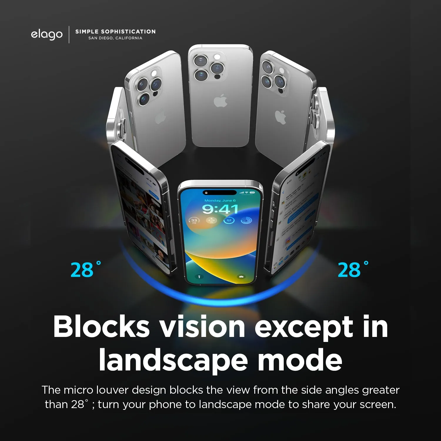 Editors Pick Privacy Glass  Screen Protector for iPhone 14 Pro Max  Last Few Pieces!