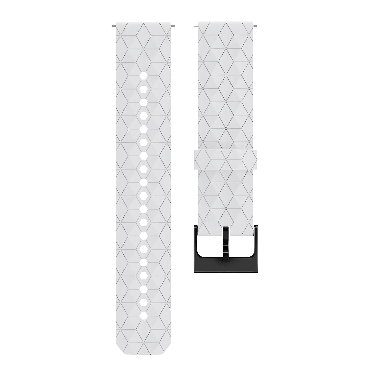 Editors Pick Redmi Watch 5 Active Silicone Hexa Strap (White)  Today Only!