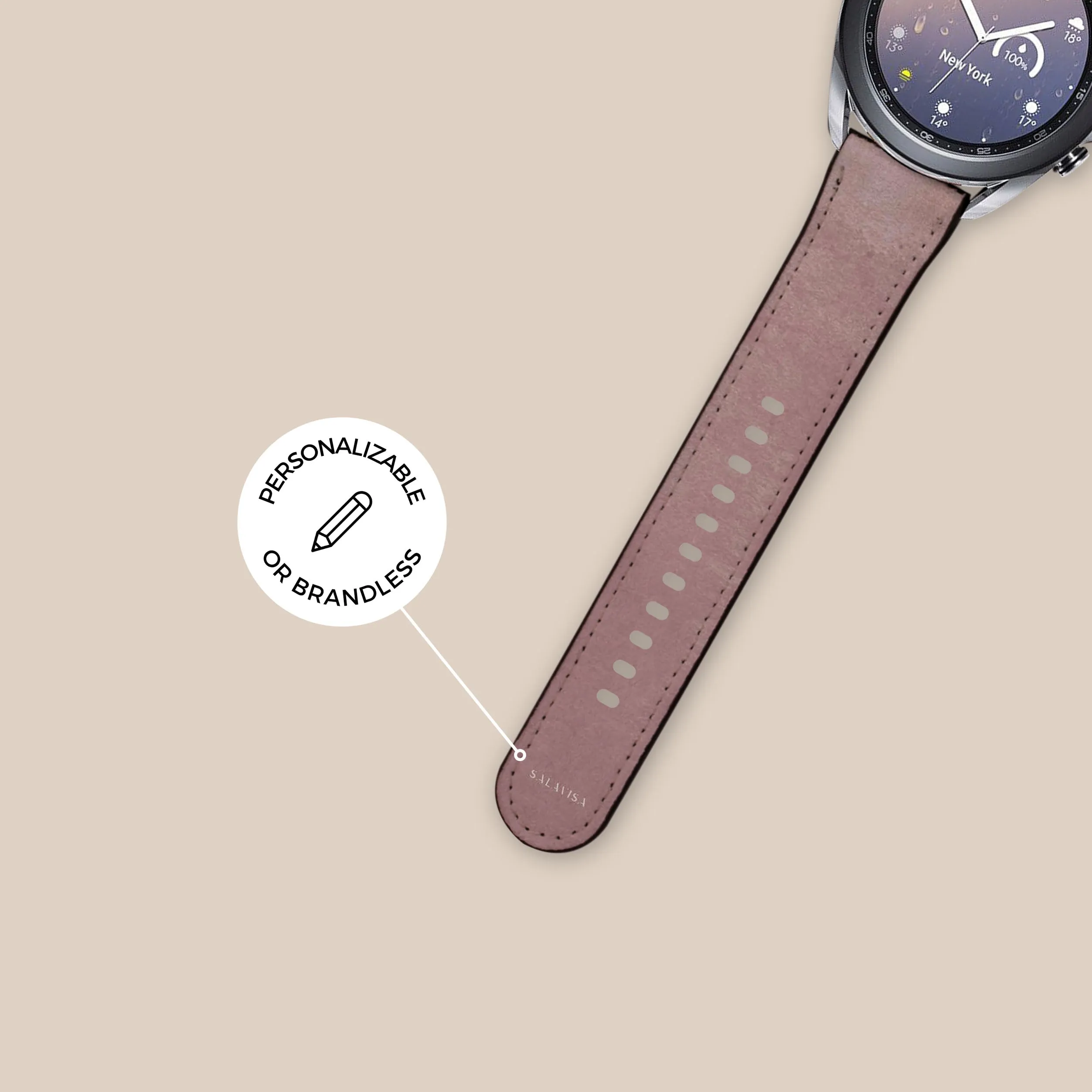 Editors Pick Rose Pink Watercolor Galaxy Watch Band  Almost Sold Out!