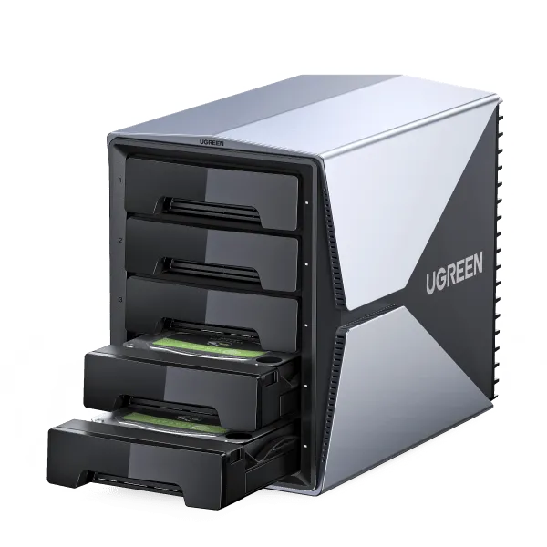 Editors Pick UGREEN 5 Bay USB-C to SATA HDD SSD RAID Enclosure  Limited Stock!