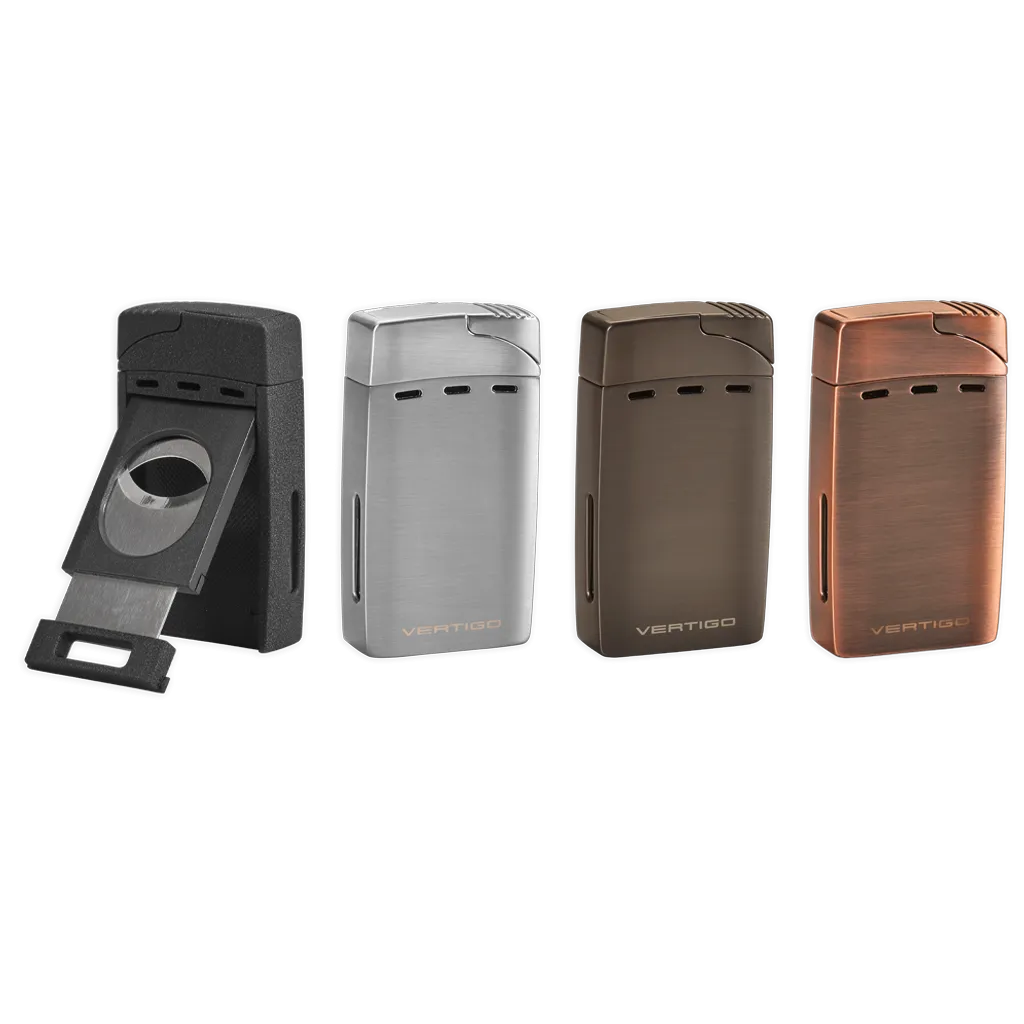 Editors Pick Vertigo Sickle Double Flame Lighter  Stylish & Comfortable