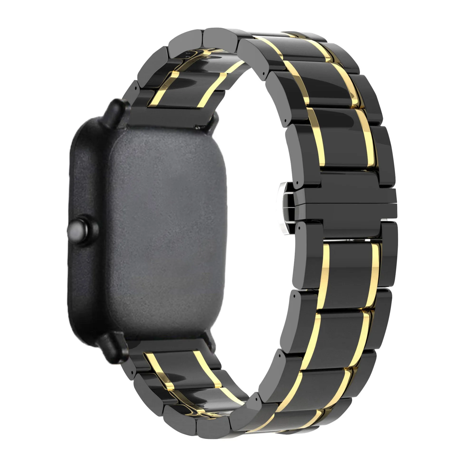 Editors Pick Xiaomi Amazfit GTS Ceramic/Steel Strap (Black/Gold)  Going Fast!