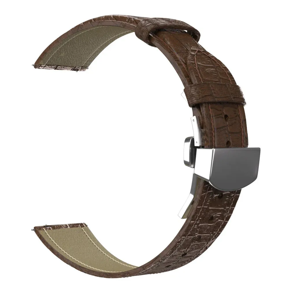 Editors Pick Xiaomi Amazfit GTS  Premium Leather Strap (Dark Brown)  Limited Release!