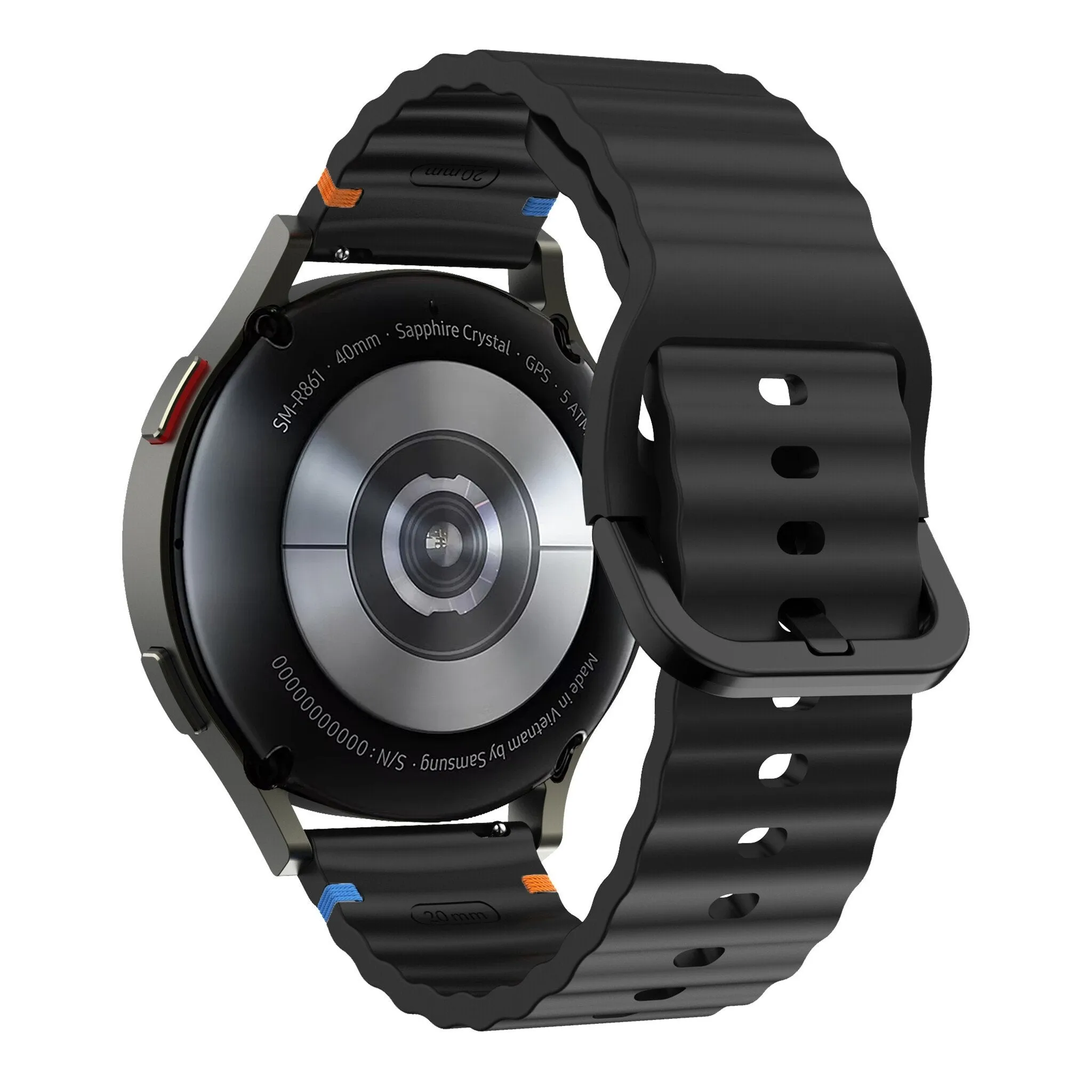 Editors Pick Xiaomi Amazfit GTS Wave Silicone Strap (Black)  Limited Stock!