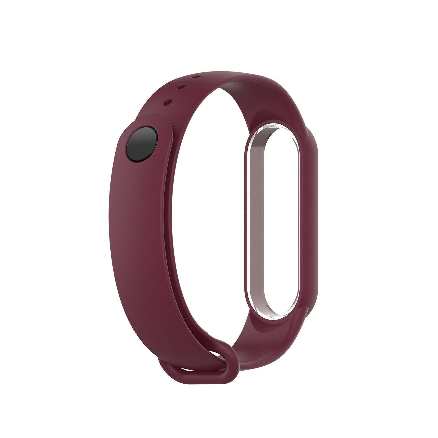 Editors Pick Xiaomi Mi Band 6 Silicone Strap (Dark Red)  Stylish & Comfortable