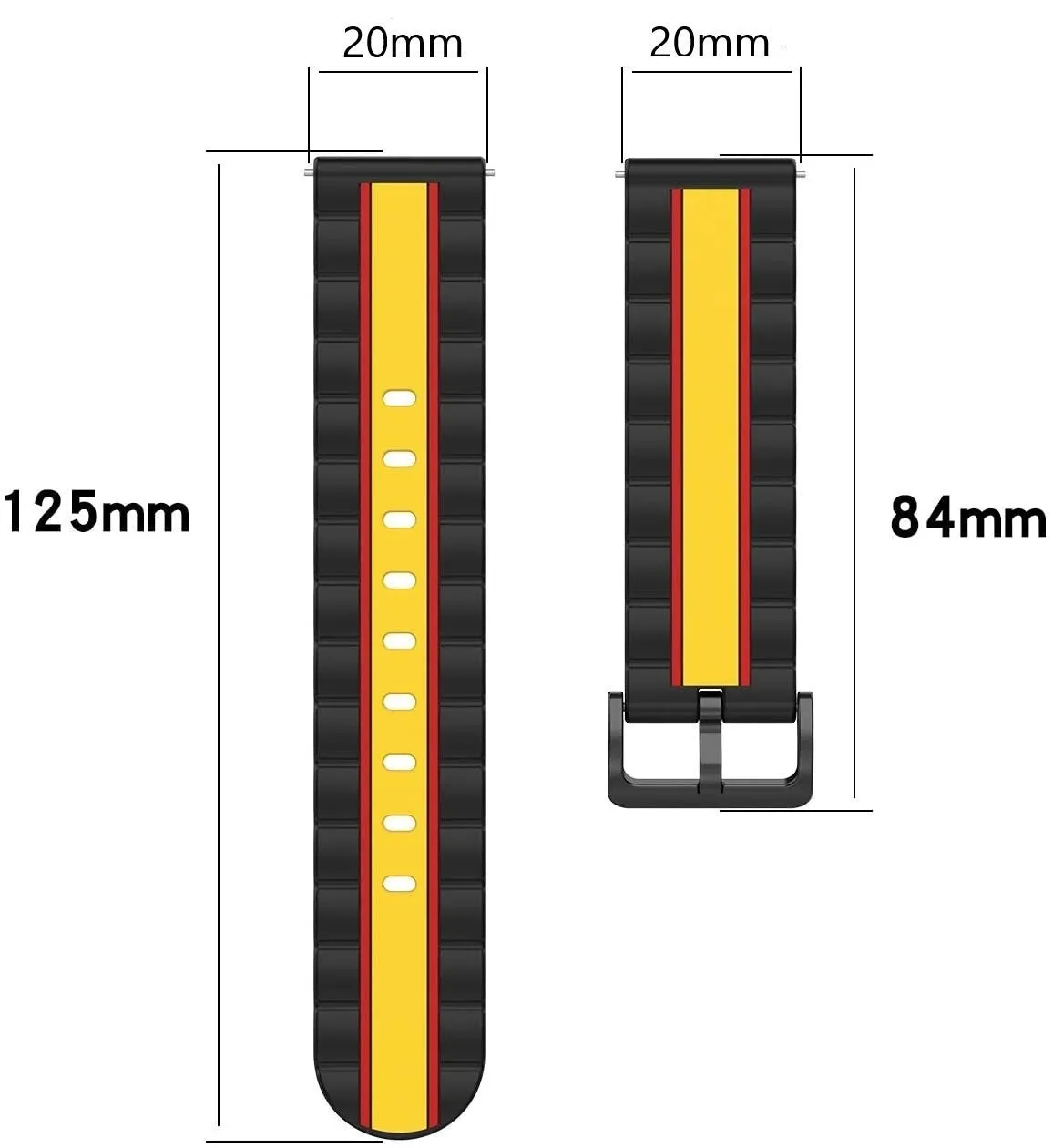 Exclusive Amazfit GTS 2 Special Edition Strap (Black/Yellow)  Almost Gone!