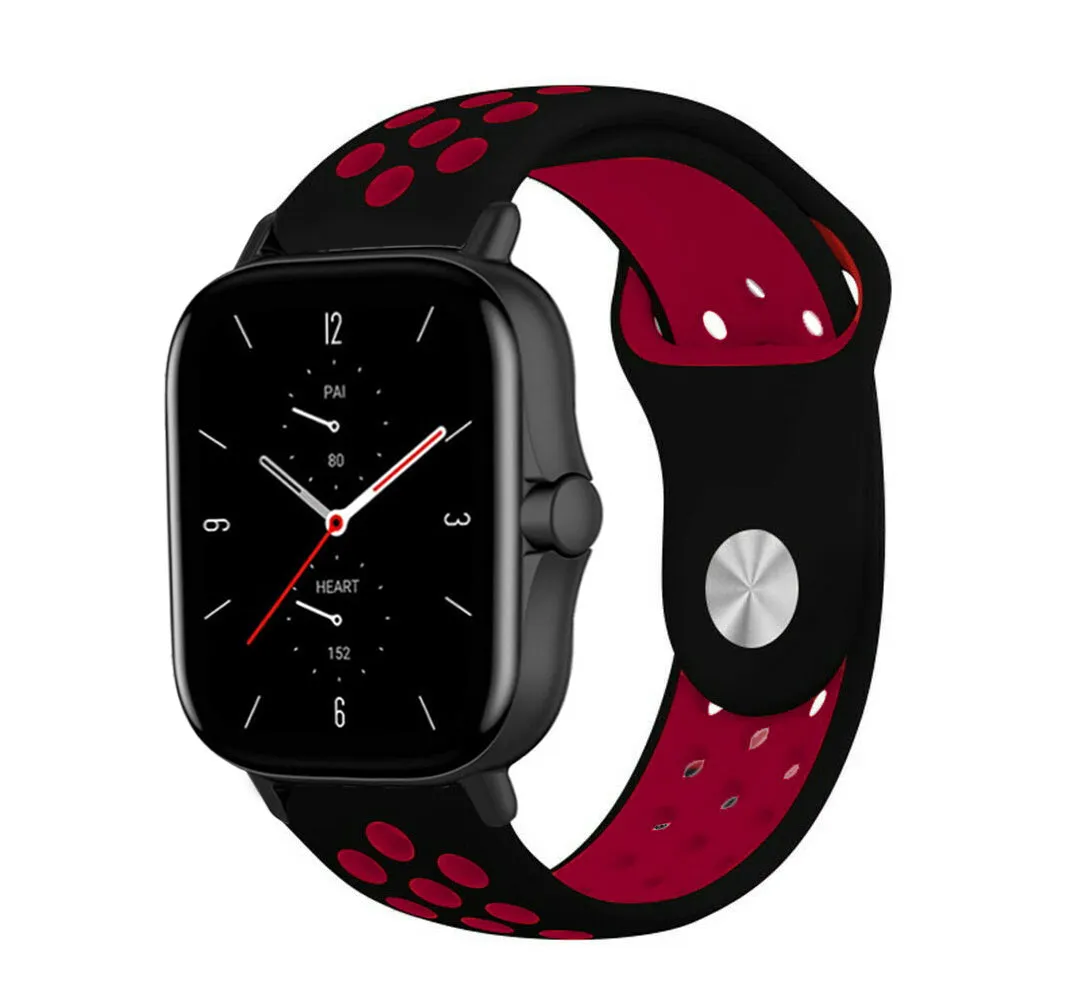 Exclusive Amazfit GTS 2 Sport Strap (Black/Red)  Almost Sold Out!