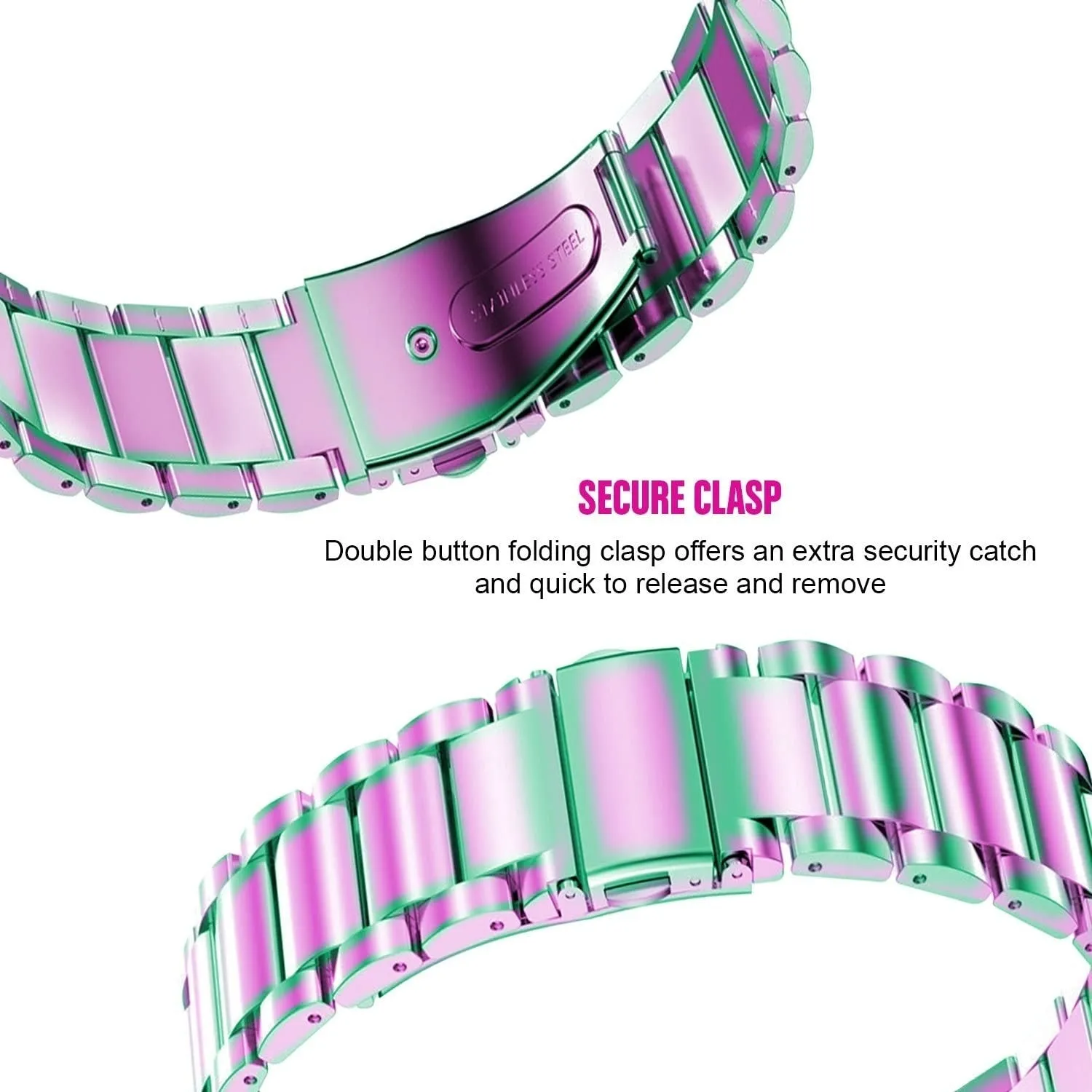 Exclusive Amazfit GTS 2 Steel Strap (Pearlescent)  Going Fast!