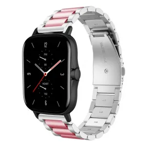 Exclusive Amazfit GTS 2 Steel Strap (Silver/Pink)  Limited Availability!