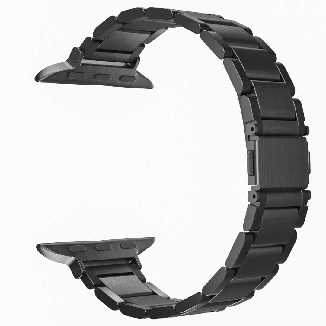 Exclusive Apple Watch Luxury Metal Strap 'Slim' (Black)  Almost Sold Out!