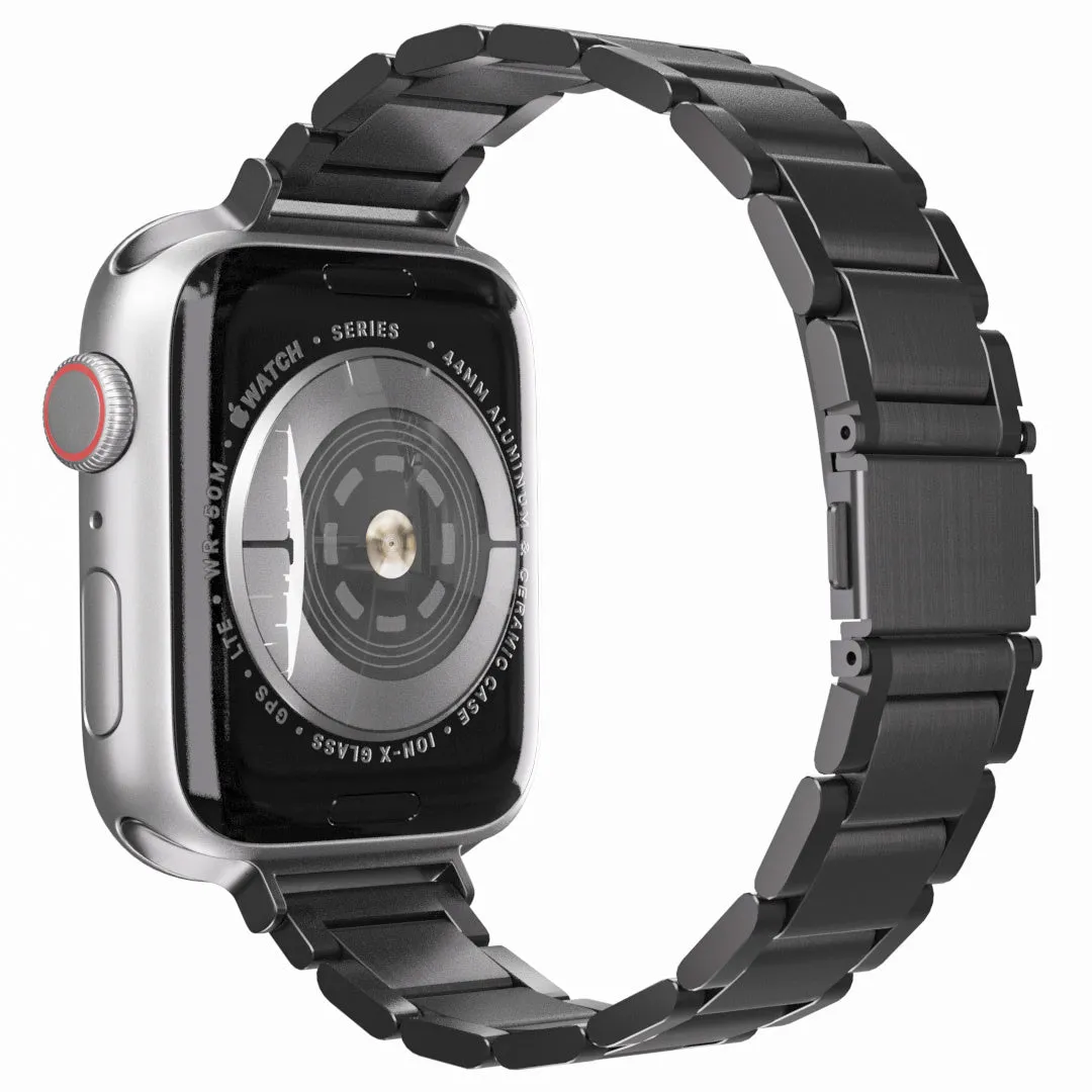 Exclusive Apple Watch Luxury Metal Strap 'Slim' (Black)  Almost Sold Out!