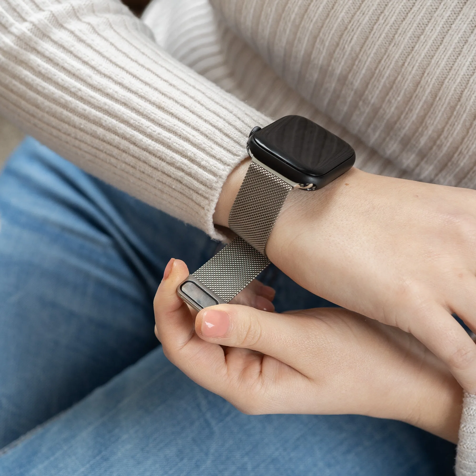 Exclusive Apple Watch Milanese Strap (Silver)  Ends Soon!