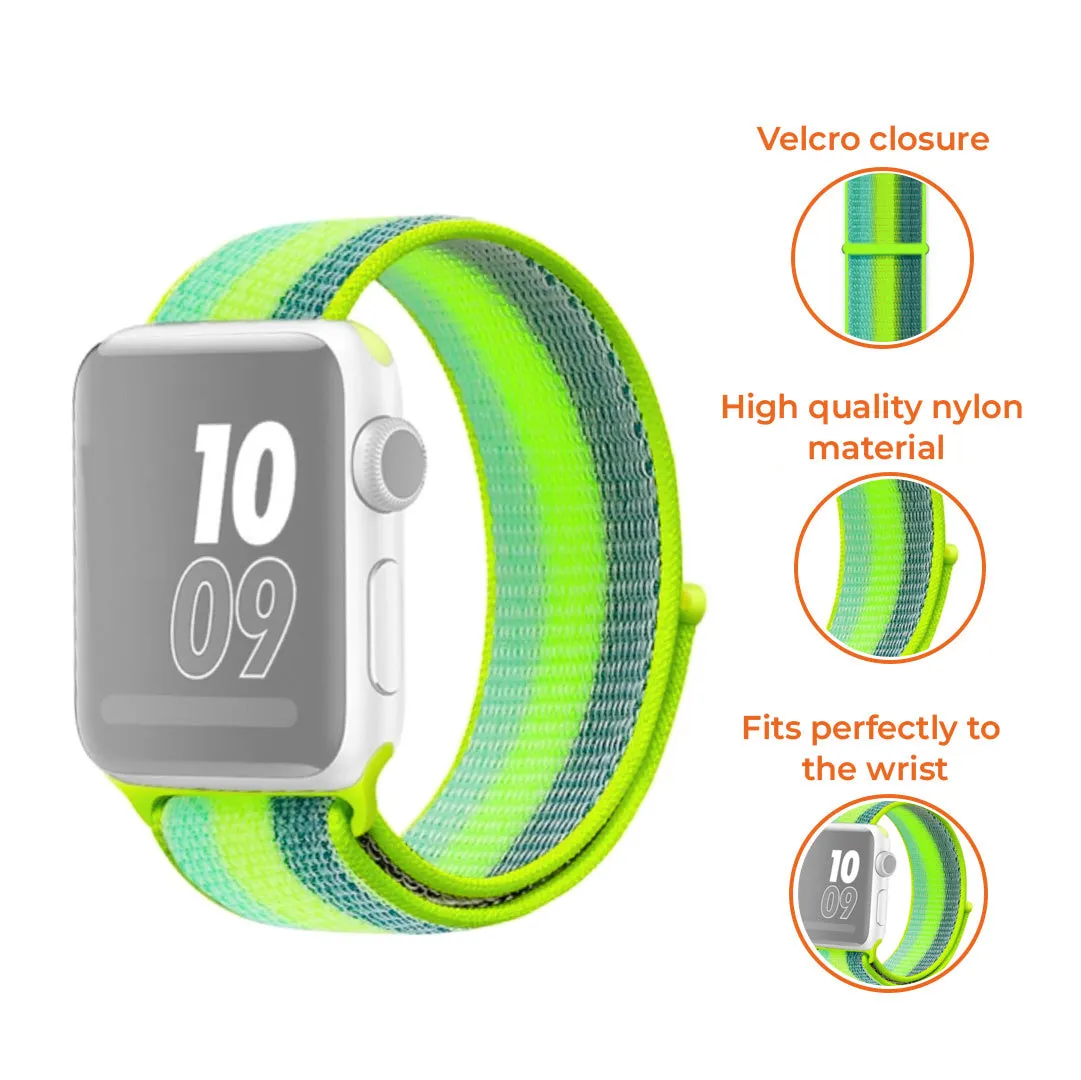 Exclusive Apple Watch Nylon Strap (Neon)  Last Chance!