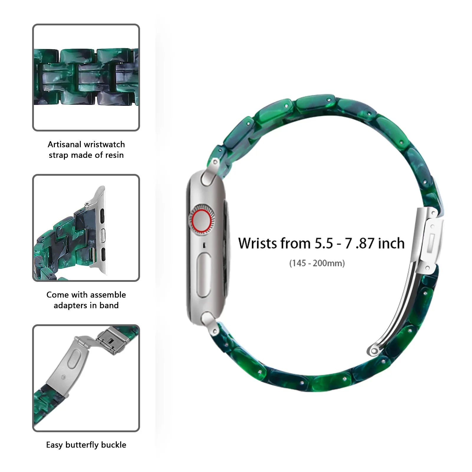 Exclusive Apple Watch Resin Strap (Green)  Ends Soon!