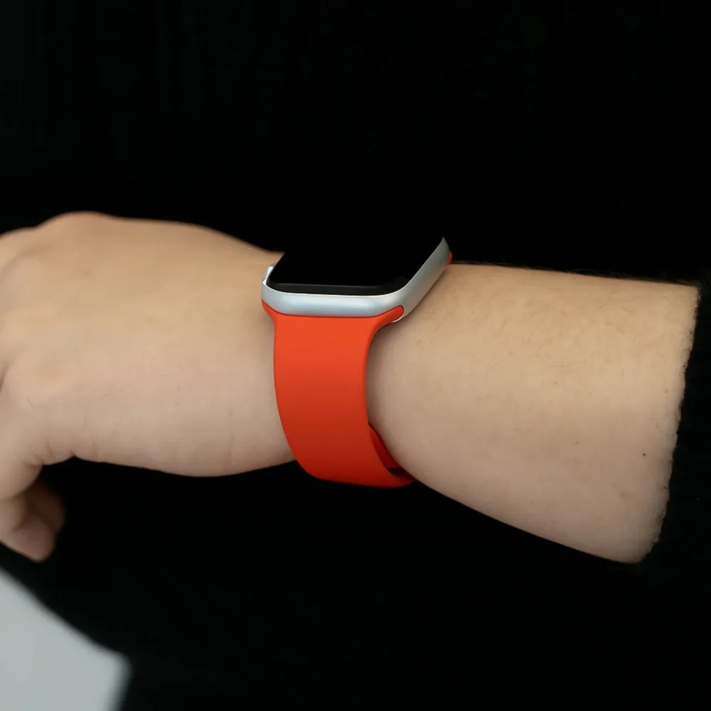 Exclusive Apple Watch Silicone Strap Classic (Coral)  Limited Availability!