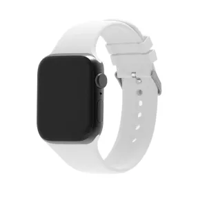 Exclusive Apple Watch Silicone Strap with Buckle (White)  Last Few Pieces!