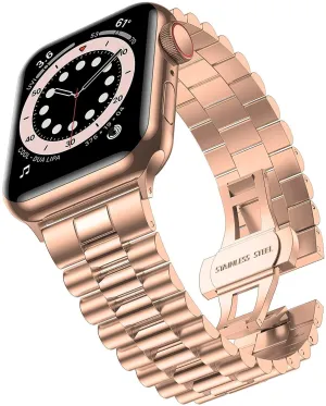 Exclusive Apple Watch Steel Strap Presidential (Rose Gold)  Limited Availability!