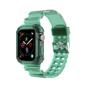 Exclusive Apple Watch Transparent TPU Strap (Transparent Green)  Dont Miss Out!