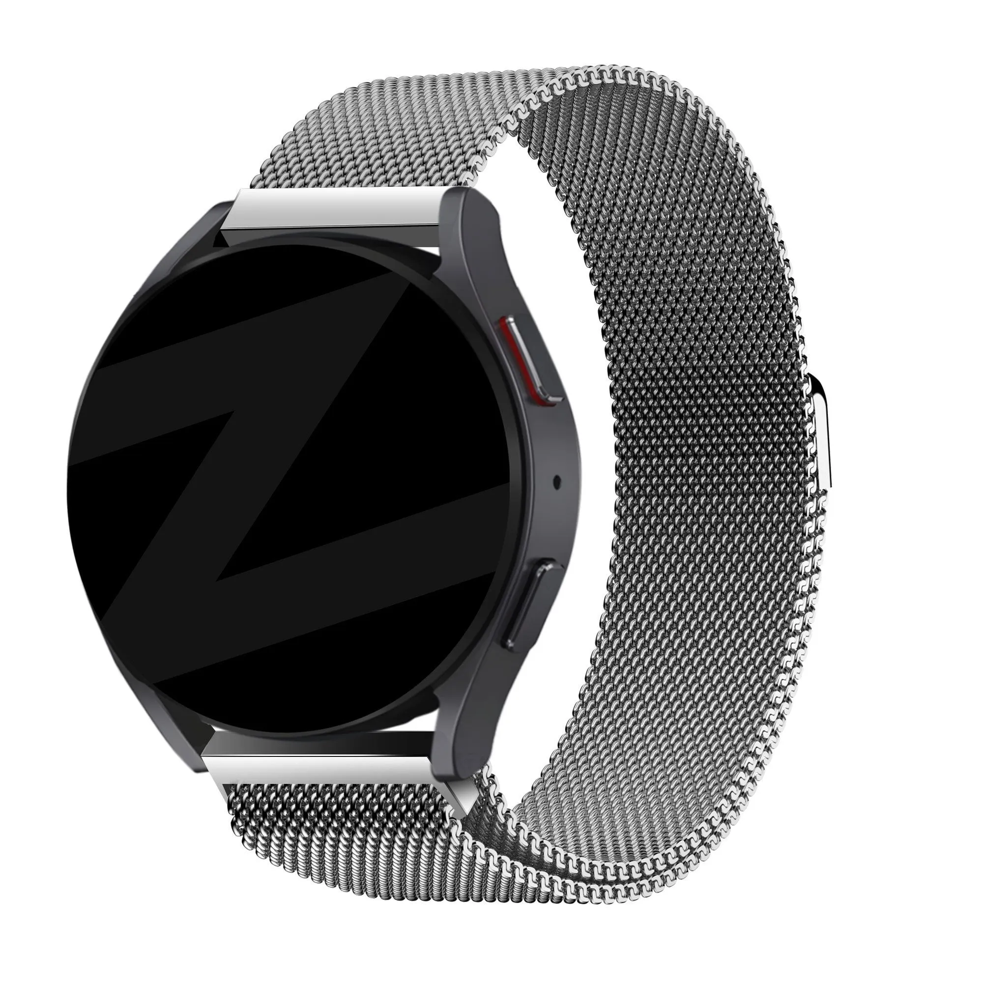Exclusive Bandz Amazfit GTS 4 (Mini) Milanese Loop Strap (Silver)  Limited Stock!