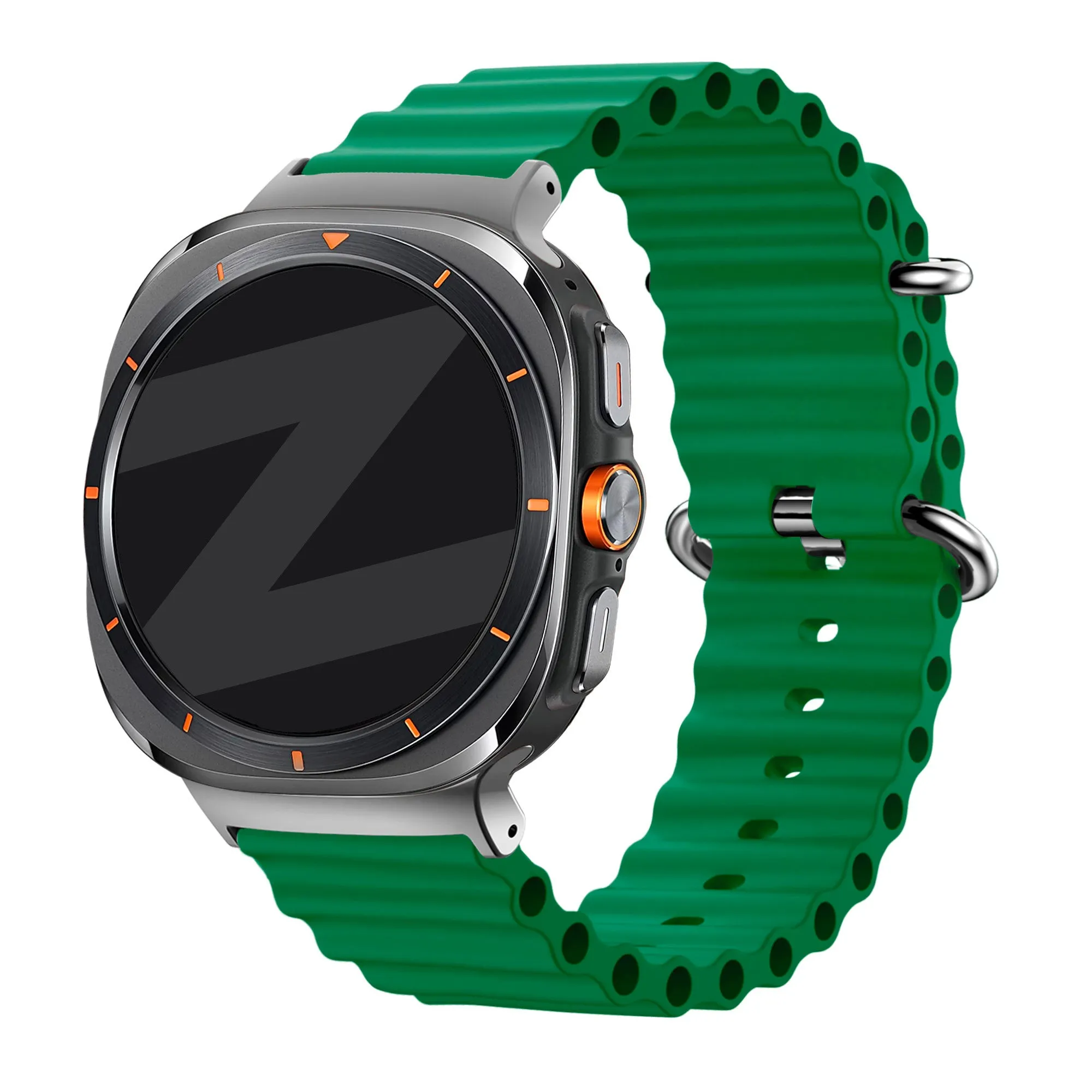 Exclusive Bandz Samsung Galaxy Watch Ultra Ocean Strap 'Classic' (Dark Green)  Dont Miss Out!