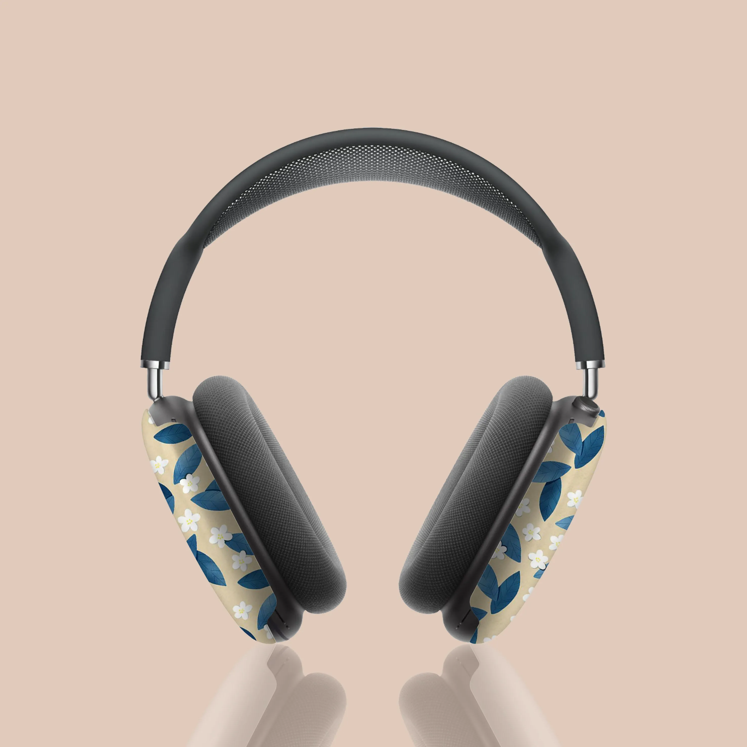 Exclusive Blue Leafs AirPods Max Case  Stylish & Comfortable